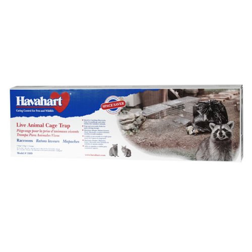 Havahart-1089-Collapsible-One-Door-Live-Animal-Cage-Trap-for-Raccoon-Stray-Cat-Groundhog-Opossum-and-Armadillos-0-0