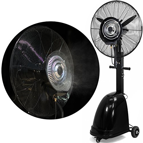 High-Power-Misting-Fan-Metal-26-Cooling-Warehouse-Indoor-Outdoor-w-7-Gal-Tank-0-0