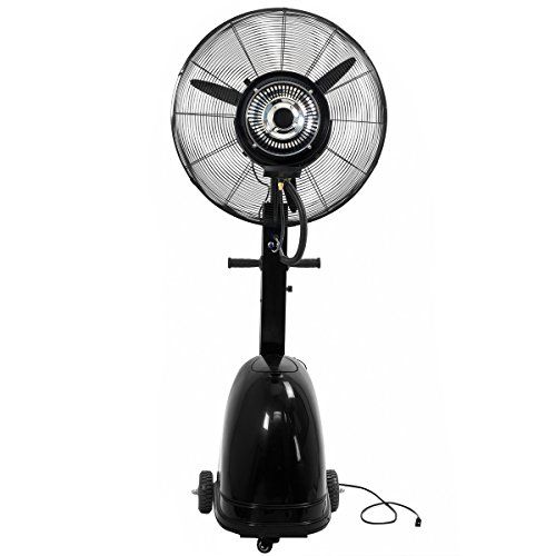 High-Power-Misting-Fan-Metal-26-Cooling-Warehouse-Indoor-Outdoor-w-7-Gal-Tank-0
