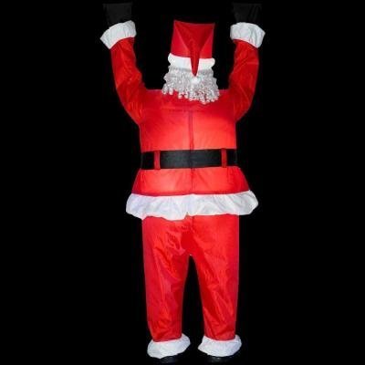 Home-Accents-Holiday-65-ft-Inflatable-Airblown-Santa-Hanging-from-Roof-0-0