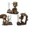 Homestyles-Peanuts-51505-Linus-Lucy-and-Woodstock-Collectors-Set-of-3-Rain-Gauge-Antique-Bronze-Figurines-from-The-Snoopy-Peanuts-Garden-Statue-Collection-0