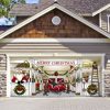Huge-Santas-Reindeer-Barn-Outdoor-Christmas-Holiday-Garage-Door-Dcor-7×16-0