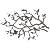 IndoorOutdoor-Cast-Iron-Bird-Branch-Wall-Art-0