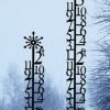 Iron-3-Ft-Christmas-Holiday-Snowflake-Snowfall-Measuring-Gauge-Black-Metal-0-0