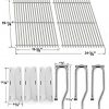 Jenn-Air-720-0336-7200336-720-0336-Repair-Kit-Includes-3-Stainless-Burner-3-stainless-Heat-Plates-and-Stainless-Cooking-Grates-0