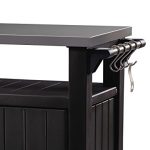 Keter-Unity-XL-Indoor-Outdoor-Entertainment-BBQ-Storage-Table-Prep-Station-Serving-Cart-with-Metal-Top-0-1