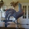 LARGE-Handcrafted-3D-3-Dimensional-full-Body-Rooster-Weathervane-Copper-Patina-Finish-0