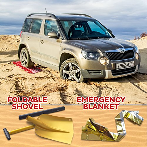 LS2-Tire-Traction-Mats-Set-Folding-Snow-Or-Sand-Shovel-Survival-Blankets-And-Custom-Carry-Bag-4×4-Off-Road-Accessories-Car-Auto-Emergency-Kit-0-1