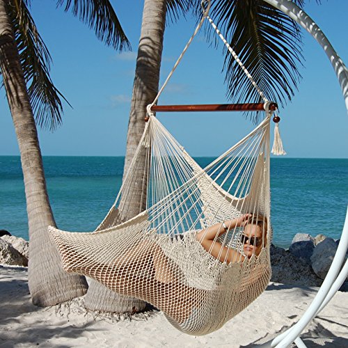 Large-Caribbean-Hammock-Chair-with-Footrest-48-Inch-Polyester-Hanging-Chair-0