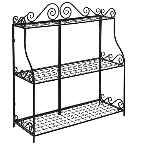 Large-Freestanding-Black-Metal-Scrollwork-3-Tier-Plant-Stand-Bathroom-Kitchen-Storage-Organizer-Shelf-Rack-0-1