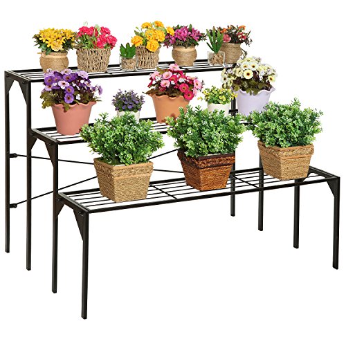 Large-Modern-Black-Metal-3-Tier-Shelf-Flower-Plant-Display-Stand-Rack-Freestanding-Home-Decor-Shelves-0
