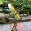 Large-Solid-Brass-Iron-Hercules-Sundial-Garden-Decor-0