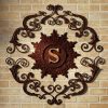 Lavish-IRON-SCROLL-MONOGRAM-Initial-Letter-Wall-Grille-Plaque-Art-Metal-Outdoor-0