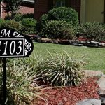 Le-Paris-Garden-Reflective-911-Home-Address-Sign-for-Yard-Custom-Made-Address-Plaque-with-Monogram-Great-Gift-Exclusively-By-Address-America-0-1