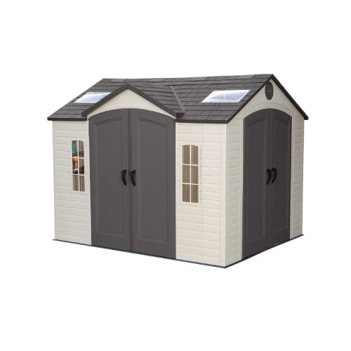 Lifetime-60001-Outdoor-Storage-Shed-10-by-8-Feet-0