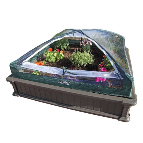 Lifetime-60053-Raised-Garde-Bed-Kit-2-Beds-and-1-Early-Start-Vinyl-Enclosure-0