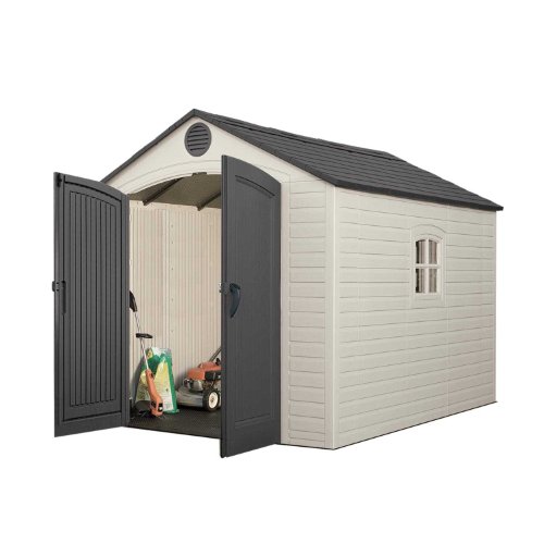 Lifetime-6405-Outdoor-Storage-Shed-with-Window-Skylights-and-Shelving-8-by-10-Feet-0-0