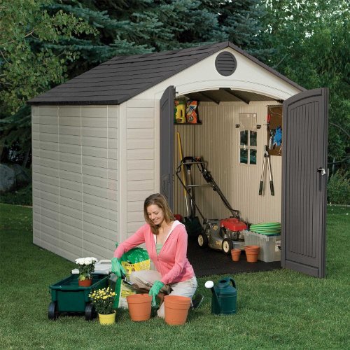 Lifetime-6405-Outdoor-Storage-Shed-with-Window-Skylights-and-Shelving-8-by-10-Feet-0-1