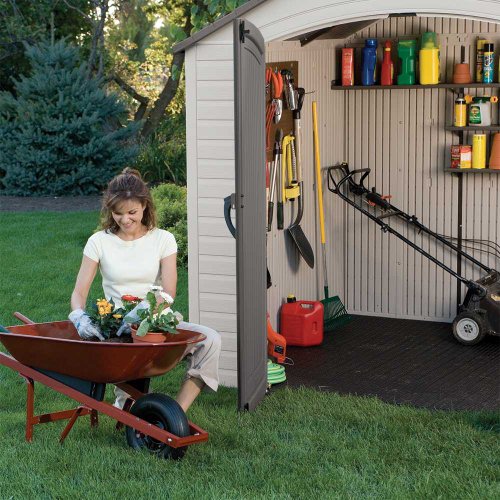 Lifetime-6418-Outdoor-Storage-Shed-8-by-5-Feet-0