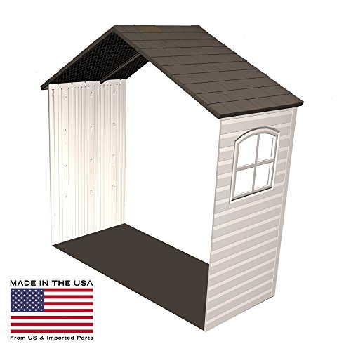 Lifetime-8-x-25-ft-Outdoor-Storage-Shed-Expansion-Kit-with-One-Window-0