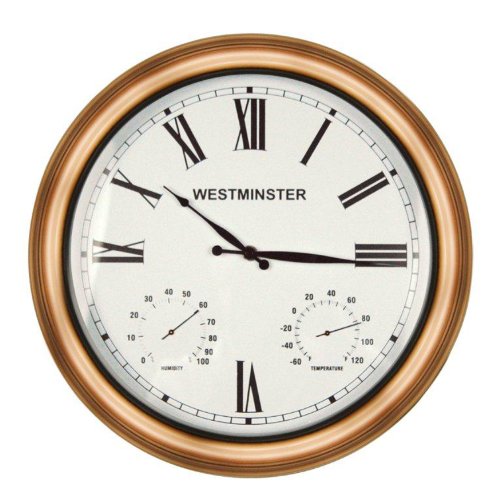Luster-Leaf-20058-Mollington-Clock-with-Thermometer-and-Hygrometer-0