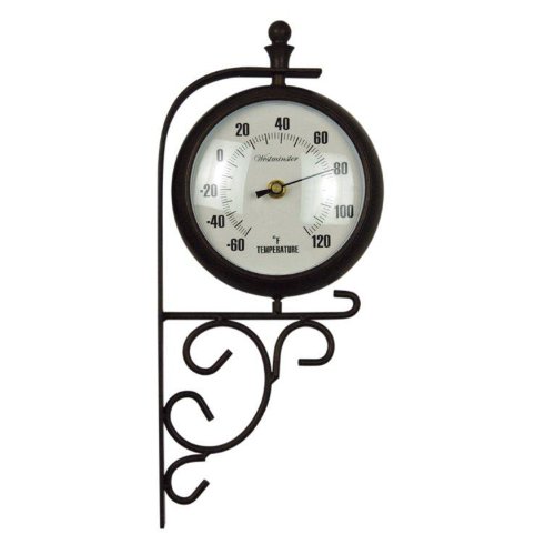 Luster-Leaf-Evesham-20054-Clock-and-Thermometer-0-0