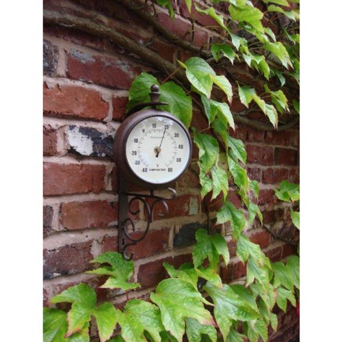 Luster-Leaf-Evesham-20054-Clock-and-Thermometer-0-1