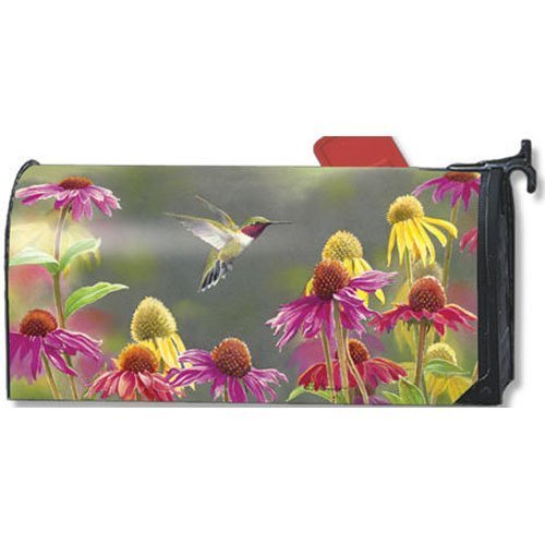 MailWraps-Hummingbird-Heaven-Mailbox-Cover-02012-by-MagnetWorks-0