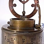 Maritime-Antiques-Nautical-Brass-Box-Sundial-Compass-Drum-Sundial-with-Leather-Box-C-3020-0-0