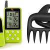 Maverick-ET-733-Long-Range-Wireless-Dual-Probe-BBQ-Smoker-Meat-Thermometer-Set-Newest-Version-with-a-Larger-Display-and-Added-Features-Color-Green-Newest-Color-0