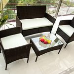 Merax-4-PC-Outdoor-Garden-Rattan-Patio-Furniture-Set-Cushioned-Seat-Wicker-Sofa-0-1
