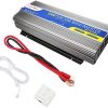 MicroSolar-24V-3000W-Peak-6000WPure-Sine-Wave-Inverter-with-Remote-Wire-Controller-and-2-Foot-Battery-Cable-0