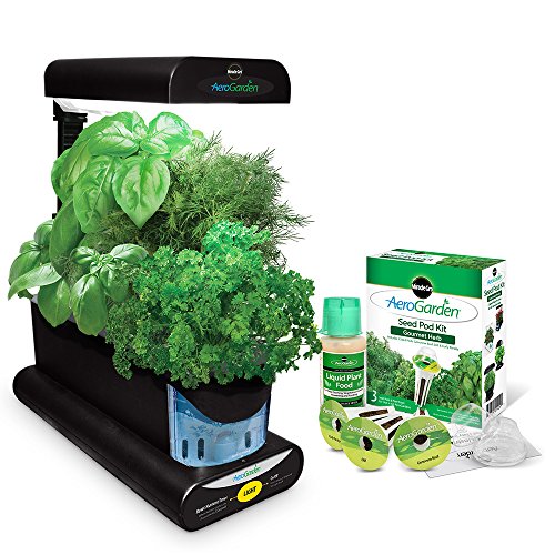 Miracle-Gro-AeroGarden-Sprout-with-Gourmet-Herb-Seed-Pod-Kit-Black-0