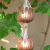 Monarchs-Pure-Copper-Flowerama-Rain-Chain-8-12-Feet-Length-0-0