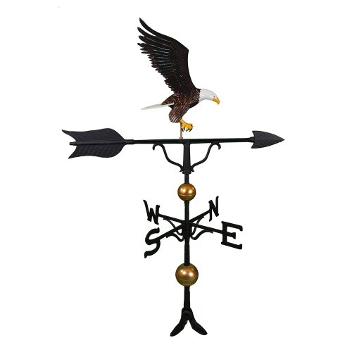 Montague-Metal-Products-52-Inch-Deluxe-Weathervane-with-Full-Bodied-Color-Eagle-Ornament-0