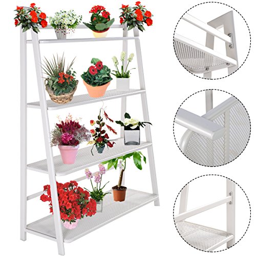 NEW-Heavy-Duty-Mesh-Plant-Flower-Stand-Shelves-Pot-Display-Holder-Garden-0-0