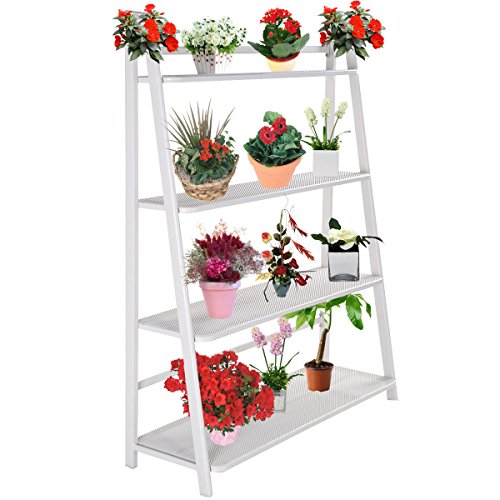 NEW-Heavy-Duty-Mesh-Plant-Flower-Stand-Shelves-Pot-Display-Holder-Garden-0