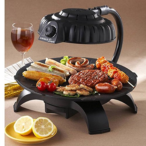 NEW-Zaigle-Simple-Infrared-Ray-Well-being-Roaster-Indoor-Electric-BBQ-Gril-Pan-220v-0