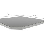 NewAge-Products-36173-Bold-30-Series-Corner-Stainless-Steel-Worktop-0-0