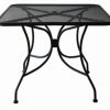 Oak-Street-Manufacturing-OD3030-Square-Black-Mesh-Top-Outdoor-Table-30-Length-x-30-Width-0