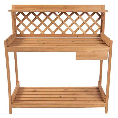 Outdoor-Garden-Solid-Wood-Work-Bench-Station-Planting-Construction-0-0