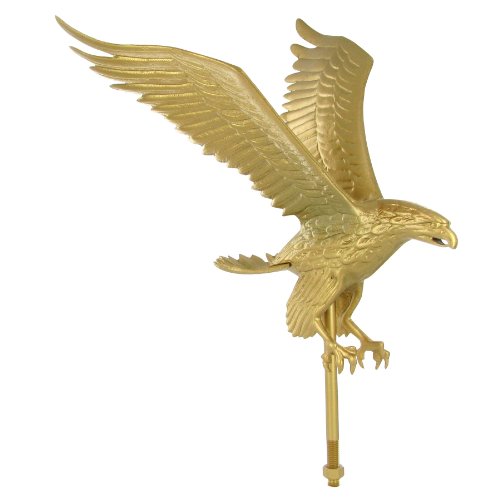 Outdoor-Gold-Flagpole-Eagle-18in-Tall-with-15in-Wingspan-0