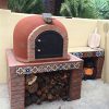 Outdoor-Pizza-Oven-Wood-Fired-Insulated-w-Brick-Arch-Chimney-0-1