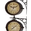 Outdoor-Waterproof-8-Double-Sided-Clock-And-Thermometer-Indoor-Rustic-Charleston-Clock-0
