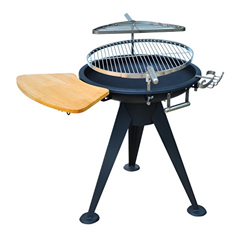 Outsunny-22-Round-Outdoor-Charcoal-Barbeque-BBQ-Grill-0