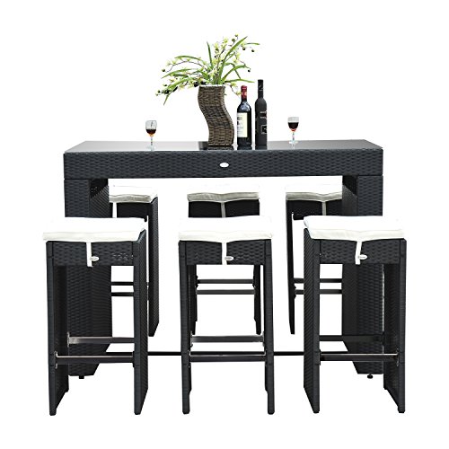 Outsunny-7pc-Rattan-Wicker-Bar-Stool-Dining-Table-Set-Black-0-0