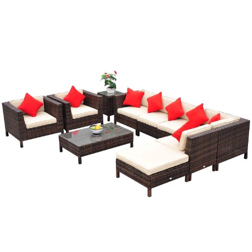 Outsunny-9-Piece-Outdoor-PE-Rattan-Wicker-Sectional-Patio-Sofa-Chair-Set-0