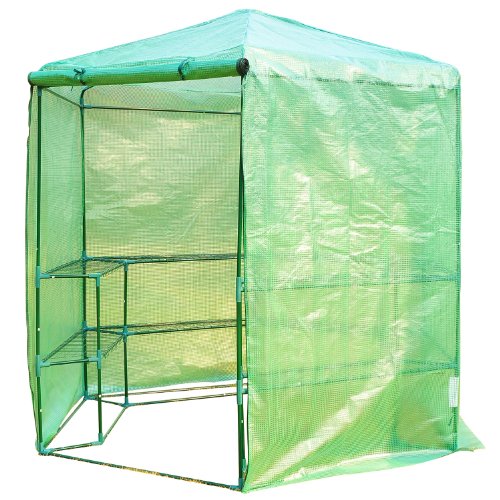 Outsunny-Portable-3-Tier-Shelf-Hexagonal-Walk-In-Greenhouse-75-Feet-0-1