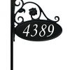 Park-Place-Oval-Reflective-911-Home-Address-Sign-for-Yard-Custom-Made-Address-Plaque-Wrought-Iron-Look-Exclusively-By-Address-America-0
