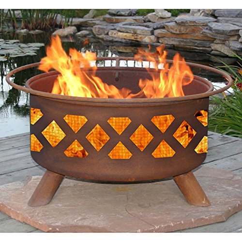 Patina-Crossfire-31-Inch-Fire-Pit-with-Grill-and-FREE-Cover-0